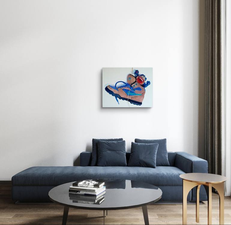 Original Street Art Still Life Painting by Sergio Rivera Martínez