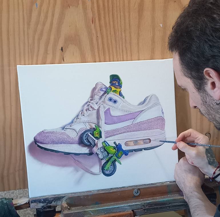 Original Street Art Fashion Painting by Sergio Rivera Martínez