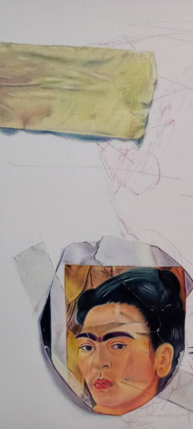 Original Abstract Expressionism Pop Culture/Celebrity Painting by Sergio Rivera Martínez