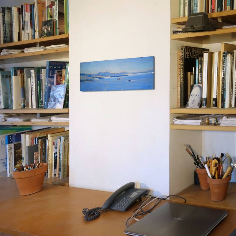Original Figurative Seascape Painting by François Cusson