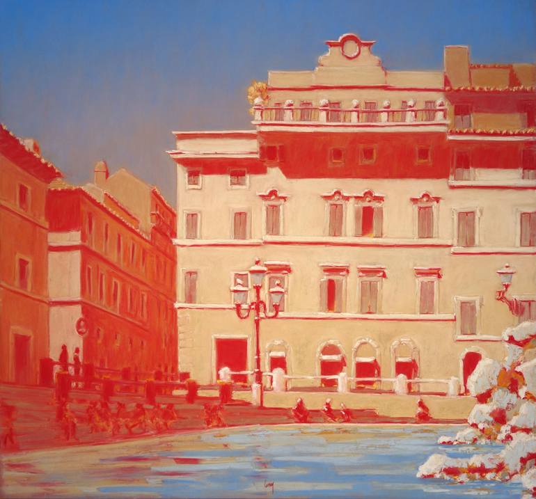 Print of Figurative Cities Paintings by François Cusson