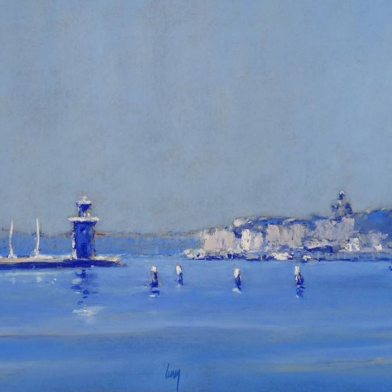 Original Figurative Cities Painting by François Cusson