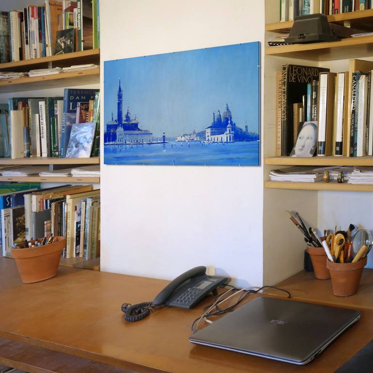 Original Figurative Cities Painting by François Cusson