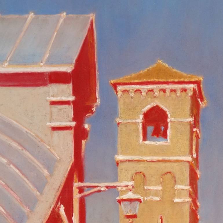 Original Figurative Cities Painting by François Cusson