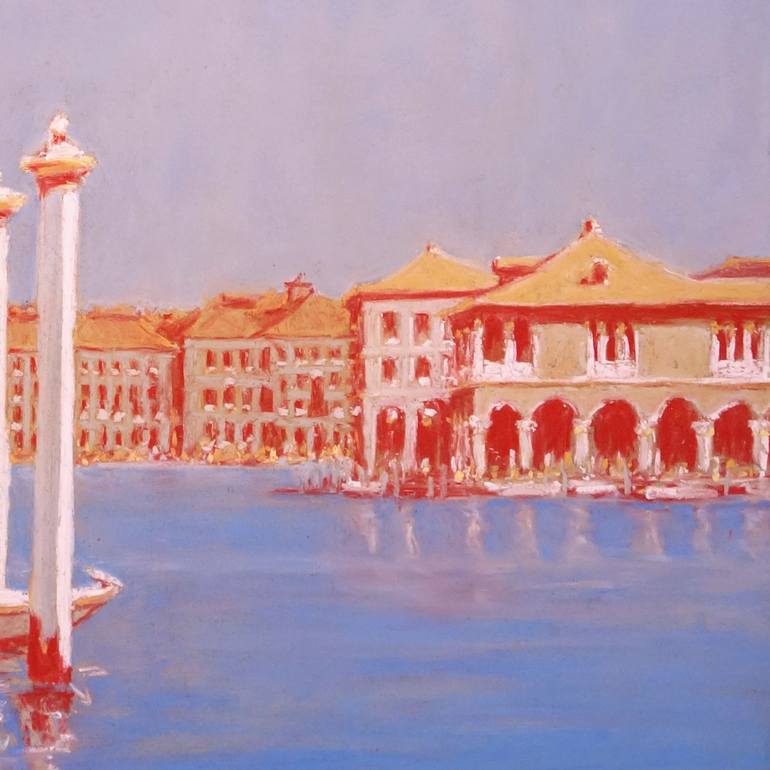 Original Figurative Cities Painting by François Cusson