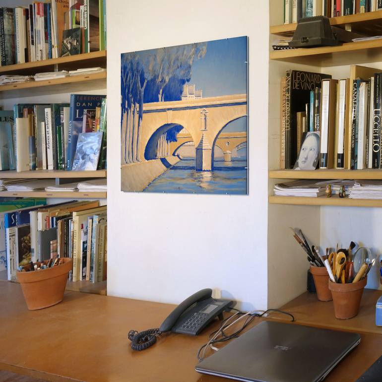 Original Figurative Cities Painting by François Cusson