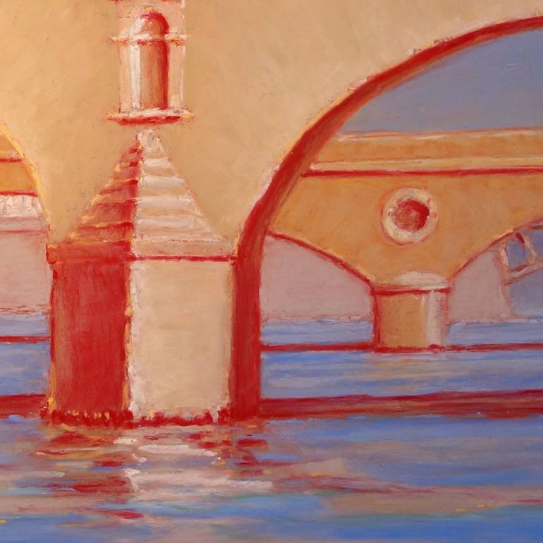 Original Figurative Cities Painting by François Cusson