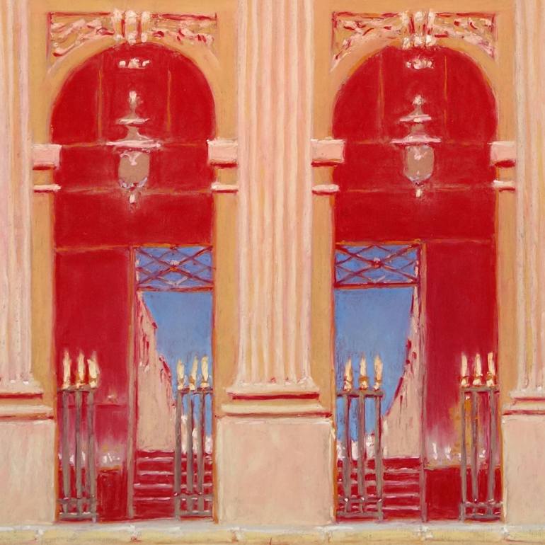 Original Figurative Cities Painting by François Cusson