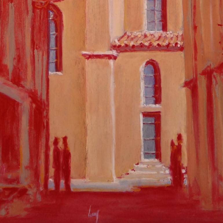 Original Figurative Cities Painting by François Cusson