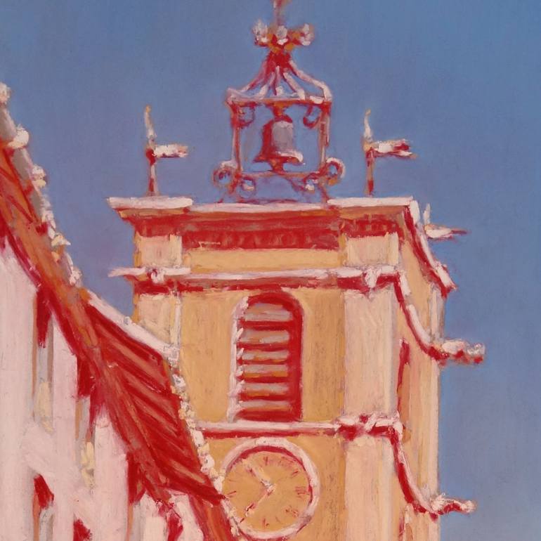 Original Figurative Cities Painting by François Cusson