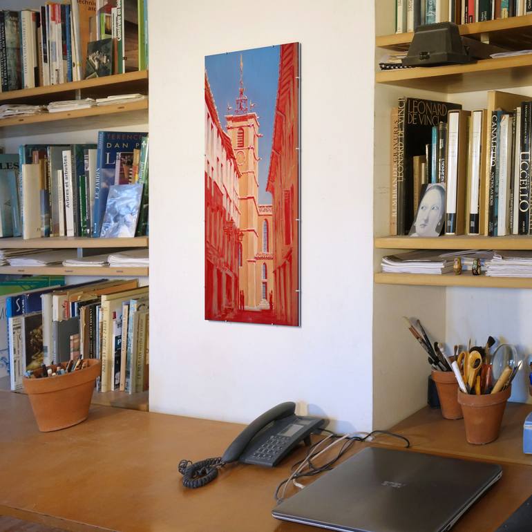 Original Figurative Cities Painting by François Cusson
