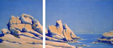 Original Figurative Seascape Painting by François Cusson
