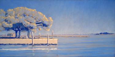 Original Figurative Seascape Painting by François Cusson