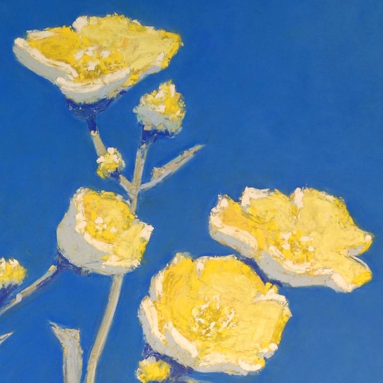 Original Figurative Floral Painting by François Cusson