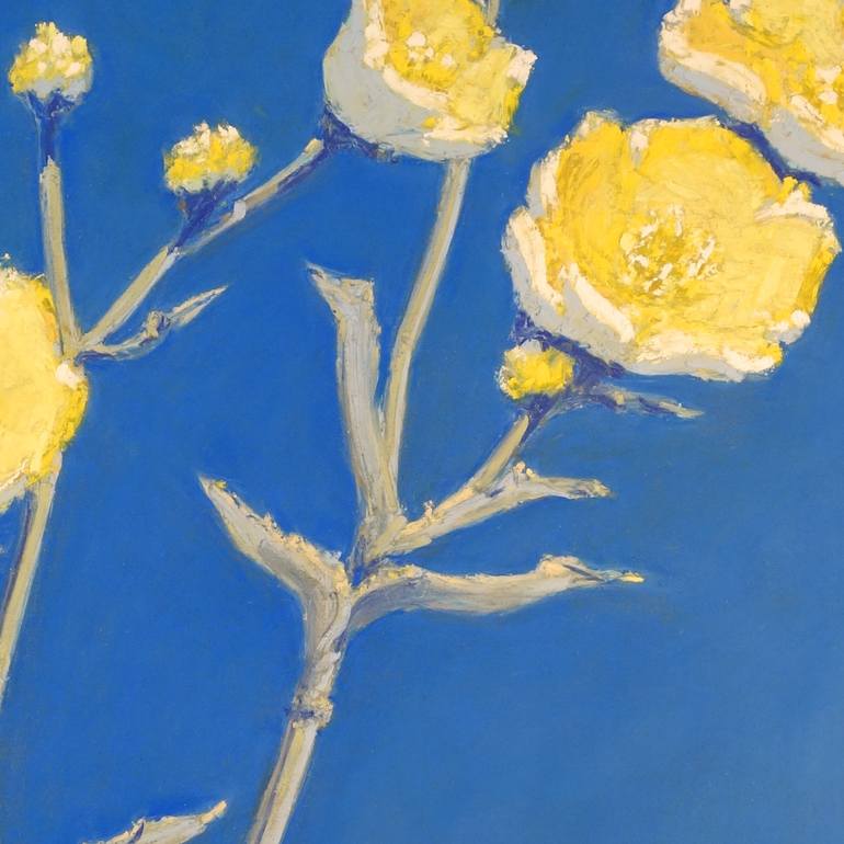 Original Figurative Floral Painting by François Cusson