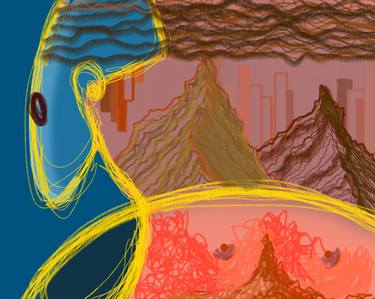 Original Abstract Women Digital by Zeynep Sari