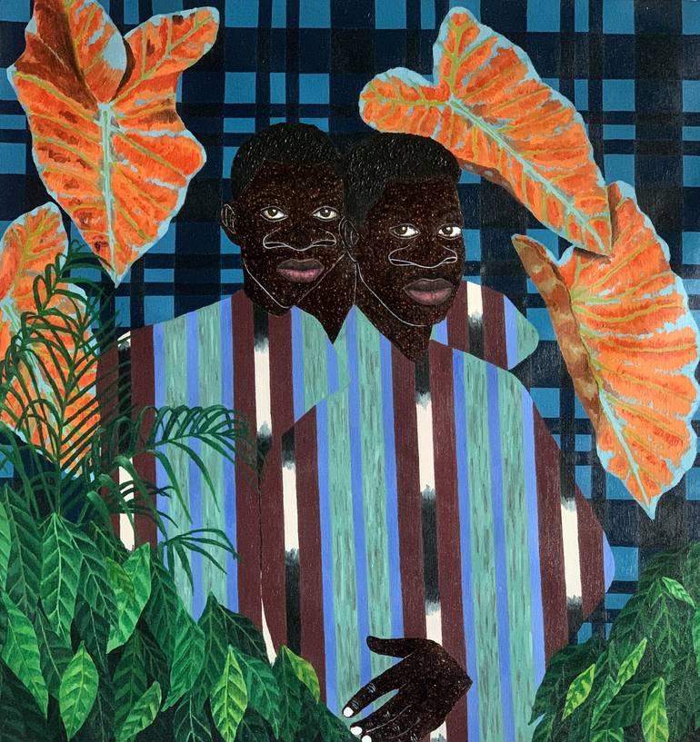 Print of Abstract Expressionism People Paintings by Akinshola Akintomide