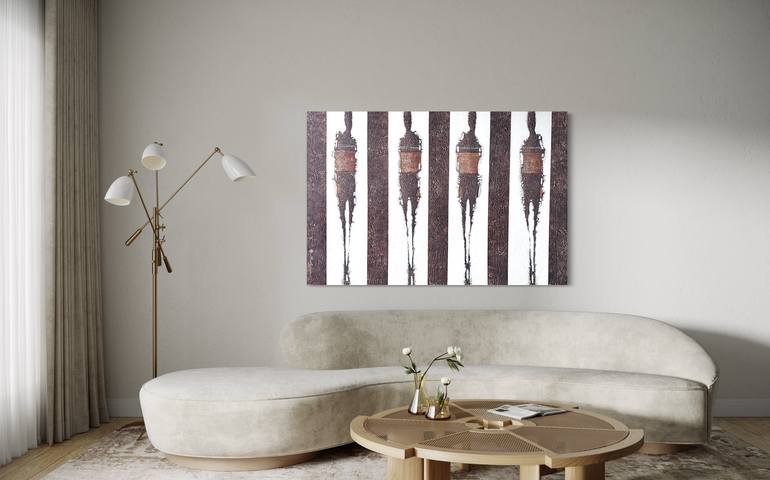 Original Figurative Abstract Painting by Svetlana Shalygina