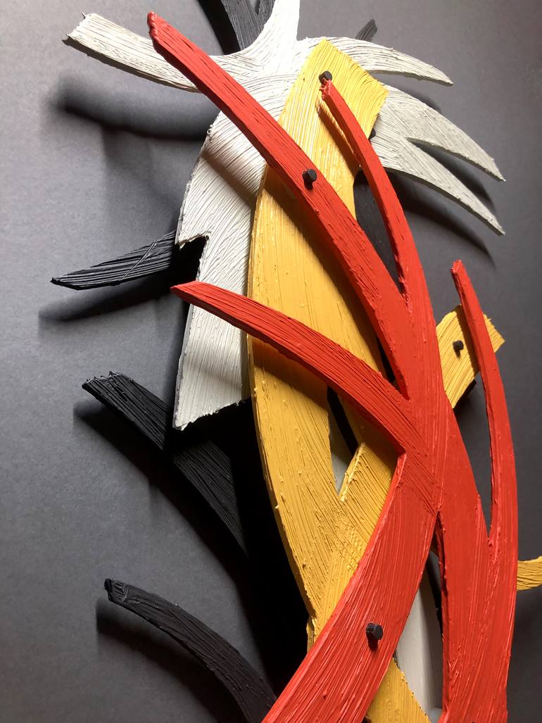 Original Geometric Abstract Sculpture by Kurt Palmquist