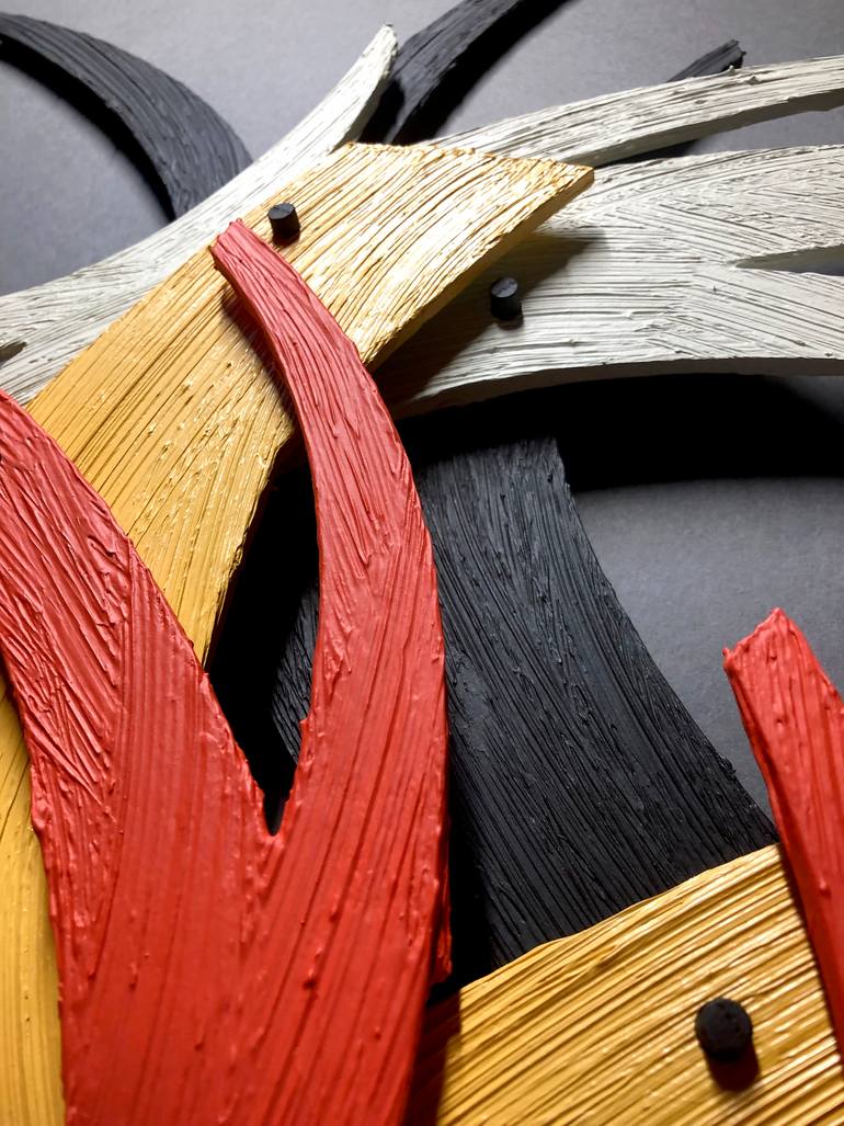 Original Geometric Abstract Sculpture by Kurt Palmquist
