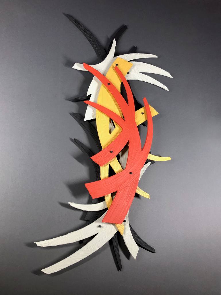 Original Geometric Abstract Sculpture by Kurt Palmquist