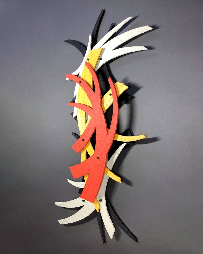 Original Geometric Abstract Sculpture by Kurt Palmquist