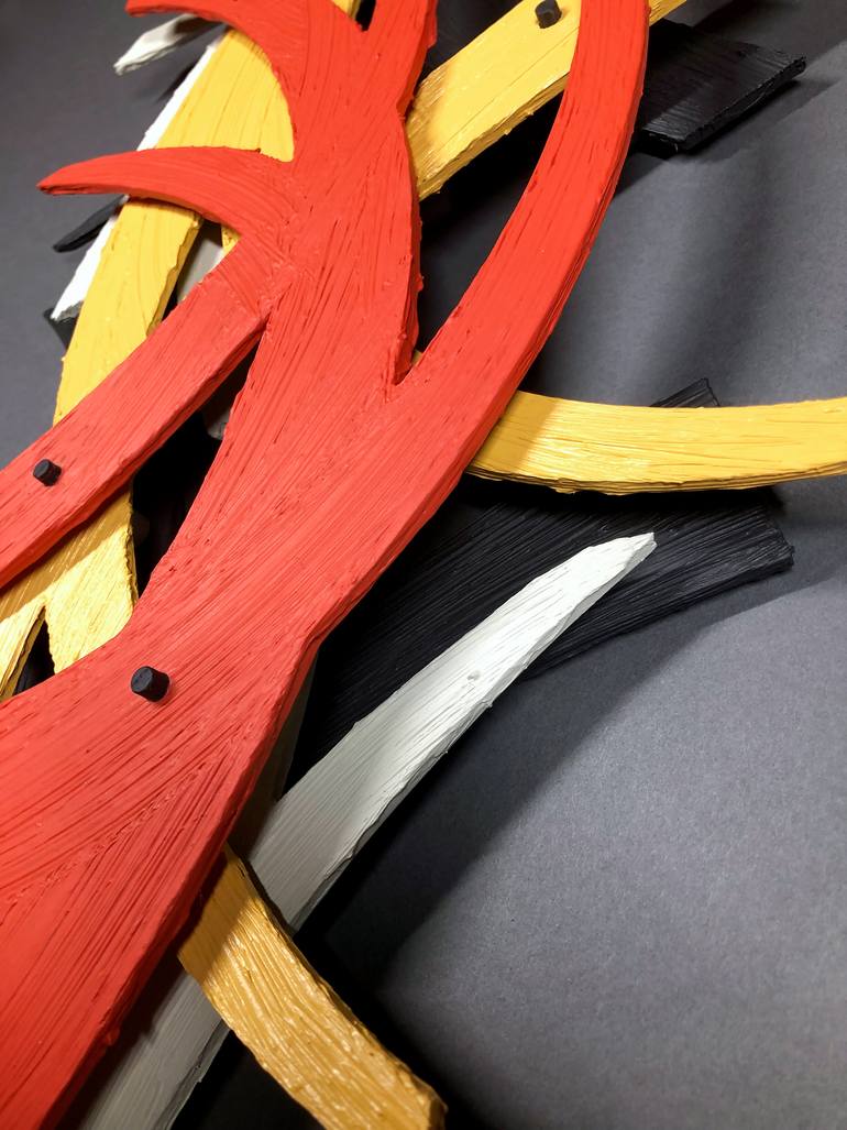 Original Geometric Abstract Sculpture by Kurt Palmquist