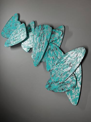 Original Geometric Abstract Sculpture by Kurt Palmquist