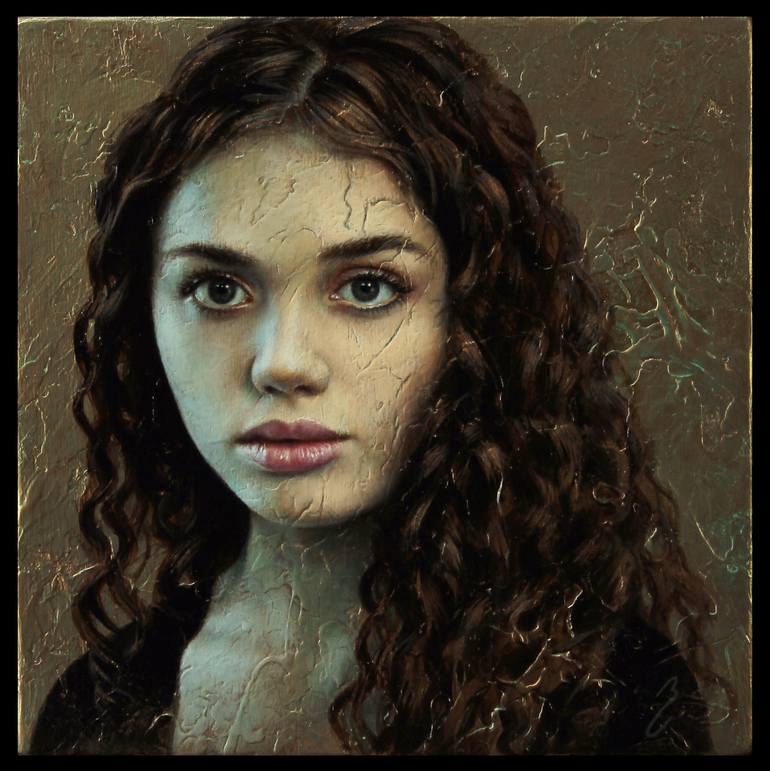 Original Realism Women Painting by Bruno Capolongo