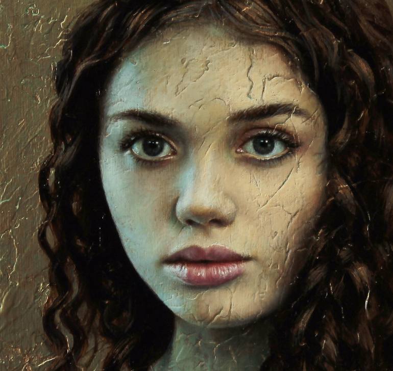 Original Realism Women Painting by Bruno Capolongo