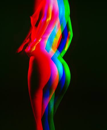 Original Abstract Nude Photography by Maaza F