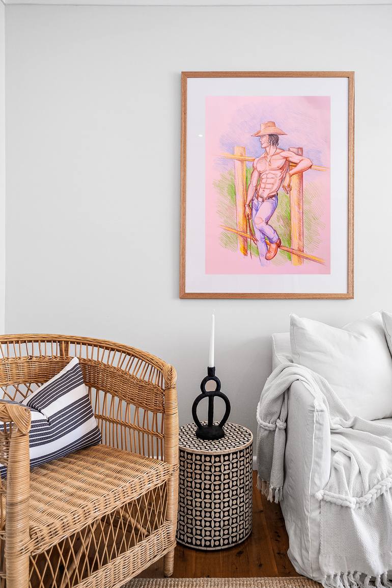 Original Contemporary Body Drawing by Kairat Zhunus