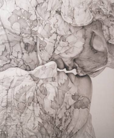 Original Black & White People Paintings by Ame Kaguyama