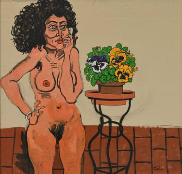 Original Figurative Nude Painting by Giovanni Battista Marcucci