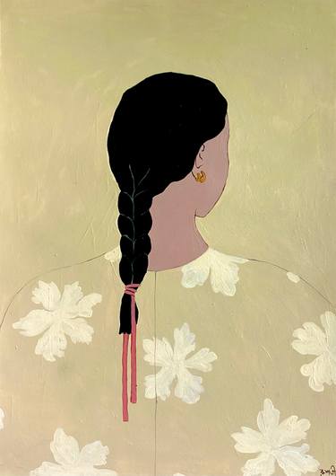 Original Minimalism Fashion Paintings by Rushati Chowdhury