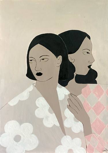 Original Minimalism Fashion Paintings by Rushati Chowdhury