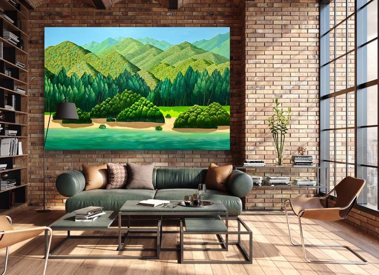 Original Realism Landscape Painting by Wondeuk Cho