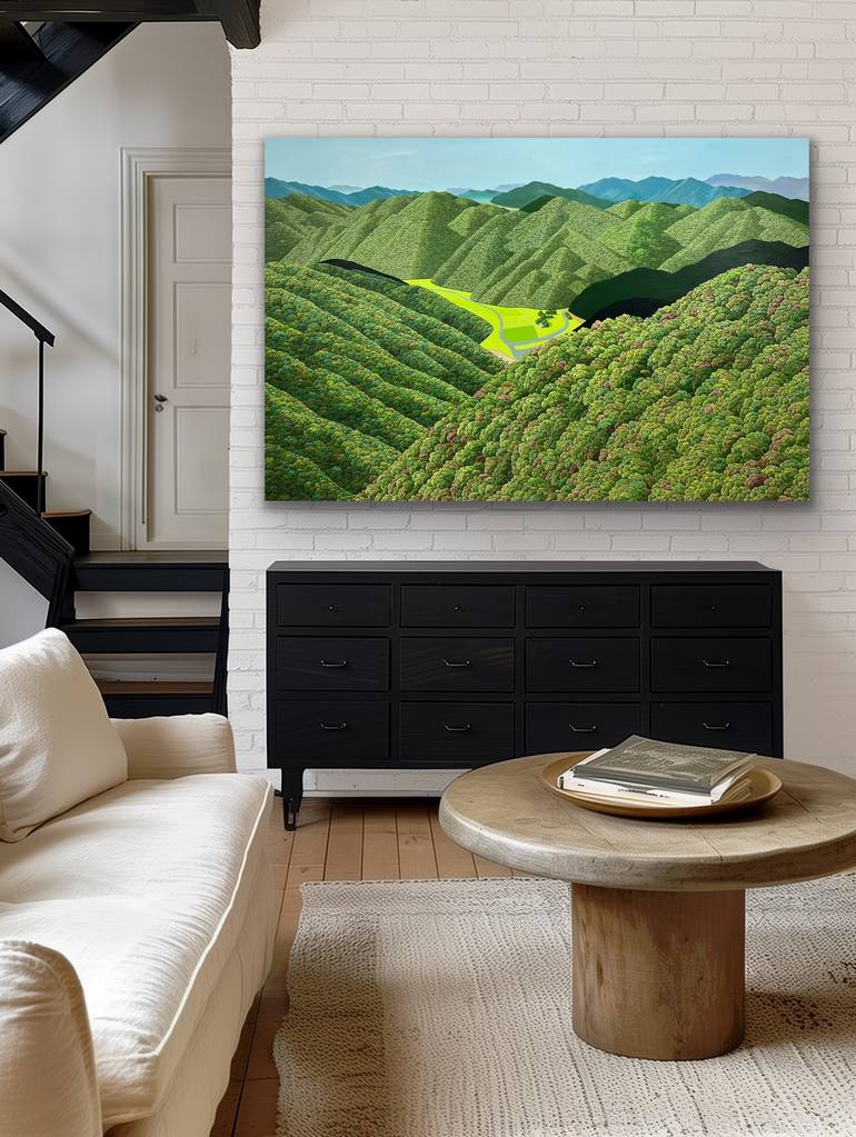 Original Contemporary Landscape Painting by Wondeuk Cho