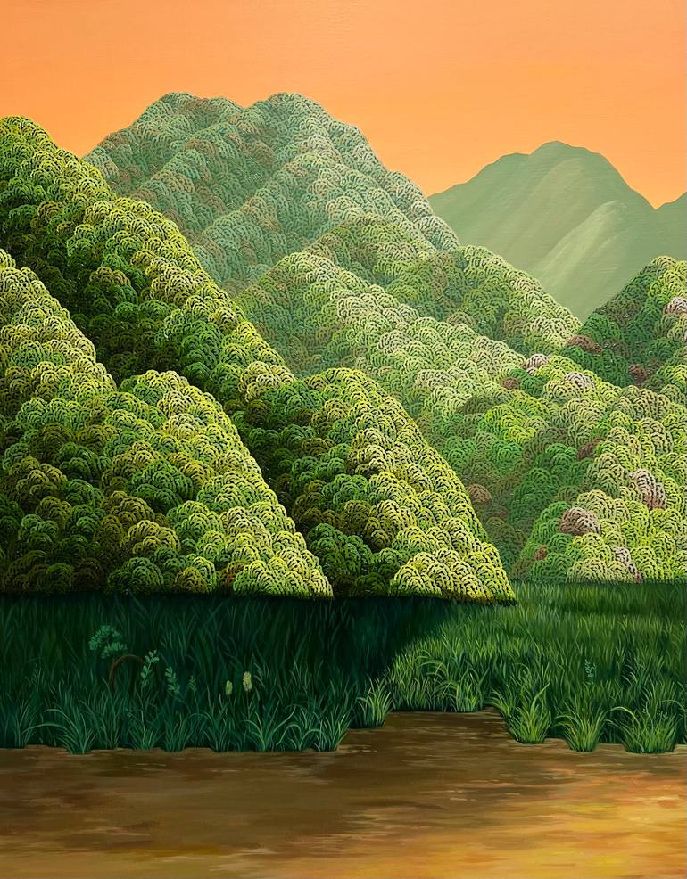 African Safari Painting by Julie Acquaviva Hayes | Saatchi Art