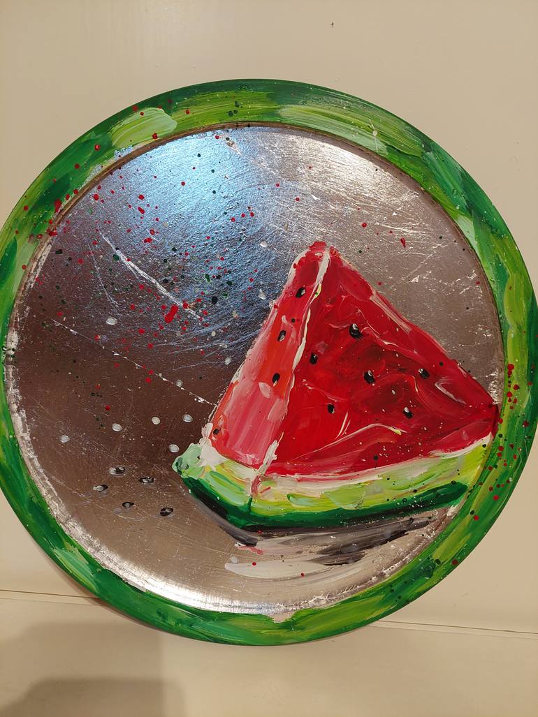 Original Minimalism Food & Drink Drawing by Nataliia Kresova