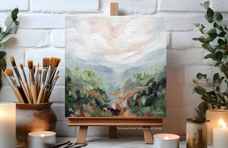 Original Abstract Landscape Painting by Lindsay Kivi