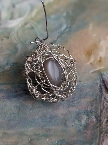 Original Abstract Fantasy Sculpture by Katharina Oelberg