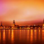 Skyline view to Riga's right bank by Rodion Kovenkin