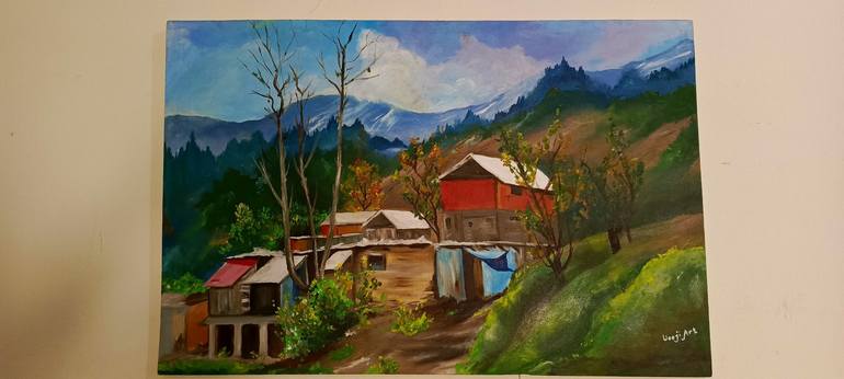 Original Realism Landscape Painting by urooj fatima