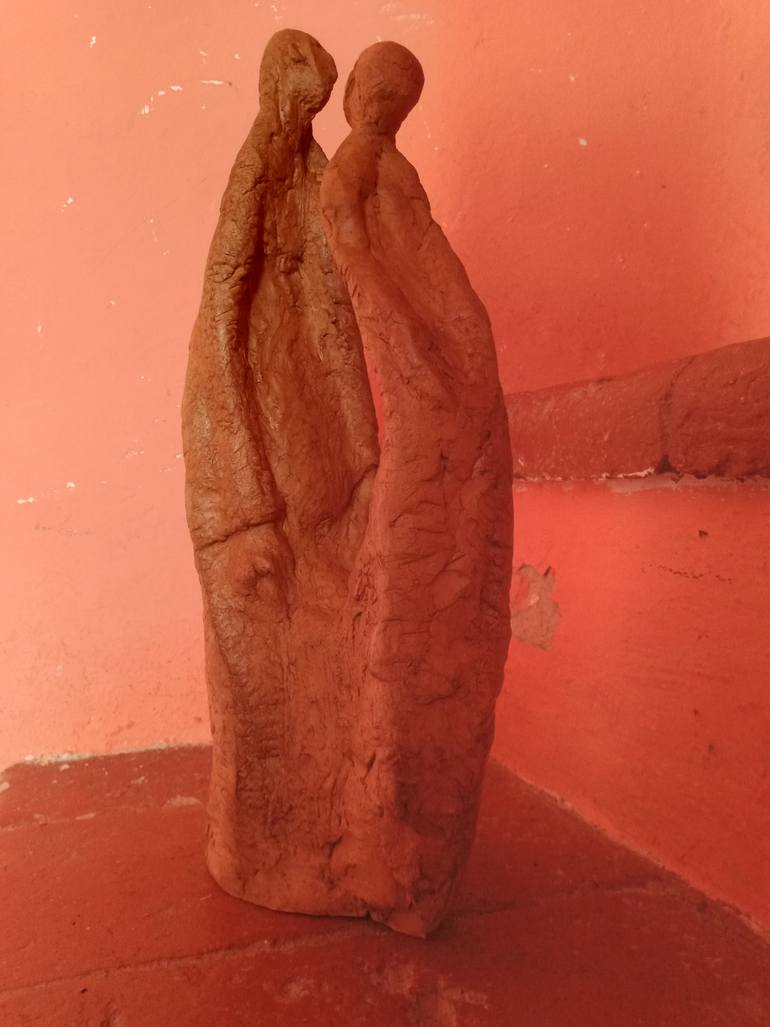 Original Expressionism People Sculpture by Andrea Belcastro