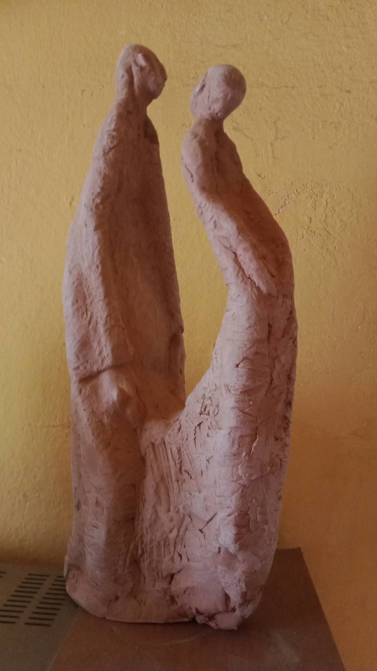 Original Expressionism People Sculpture by Andrea Belcastro