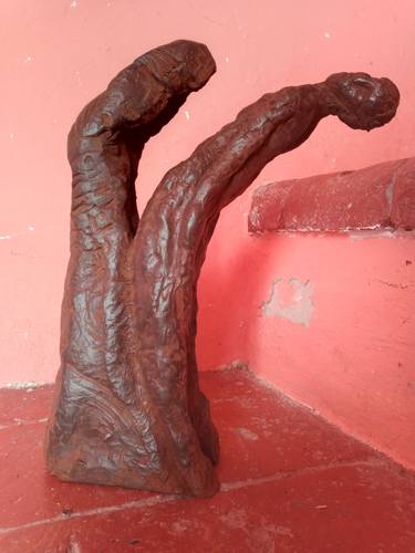 Original Expressionism People Sculpture by Andrea Belcastro