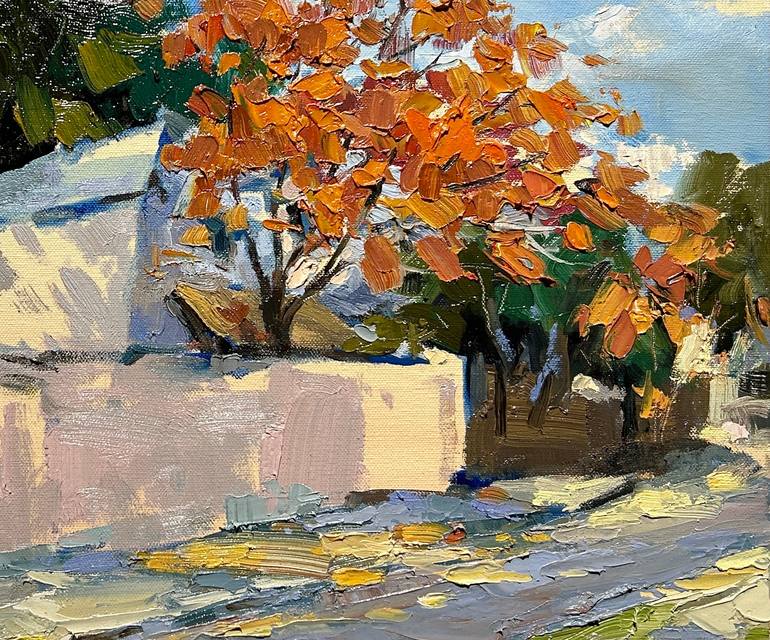 Original Expressionism Landscape Painting by Fangmin Wu