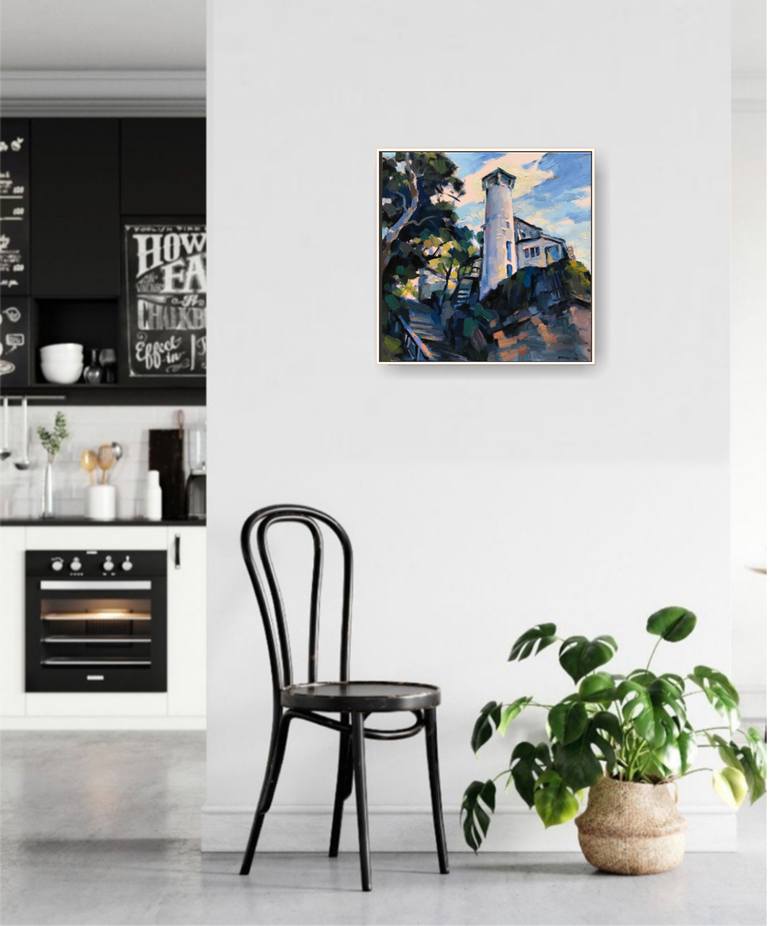 Original Impressionism Landscape Painting by Fangmin Wu