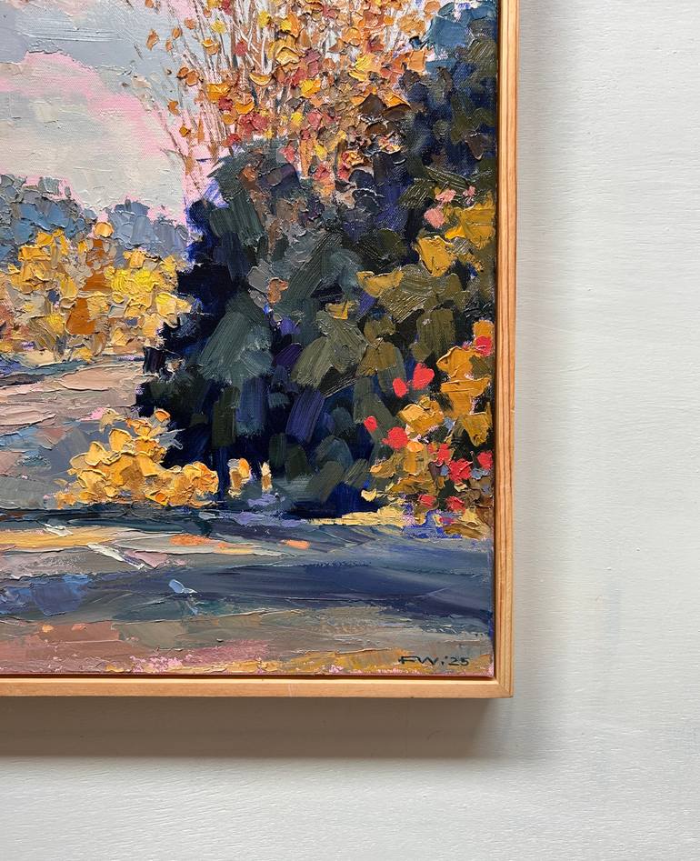 Original Expressionism Landscape Painting by Fangmin Wu